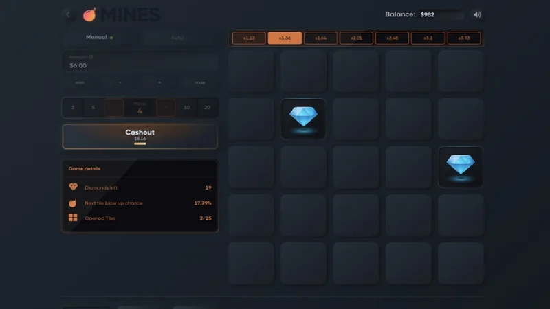 Mines Crash Game Hero Banner