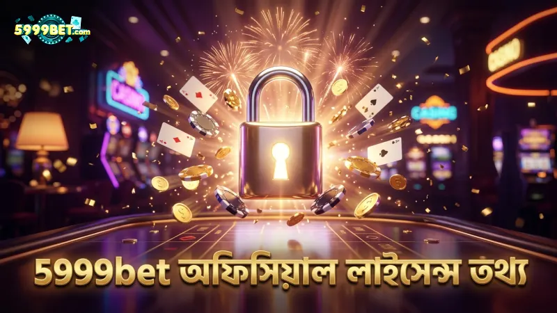 5999bet এর অফিসিয়াল লাইসেন্স ও সার্টিফিকেশন প্রদর্শন