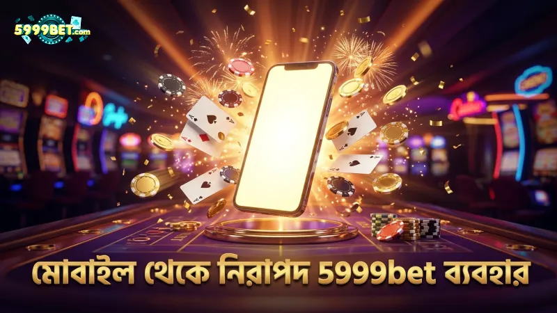 মোবাইল প্ল্যাটফর্মে 5999bet নিরাপদ ও সহজ ব্যবহার নিশ্চিত করে
