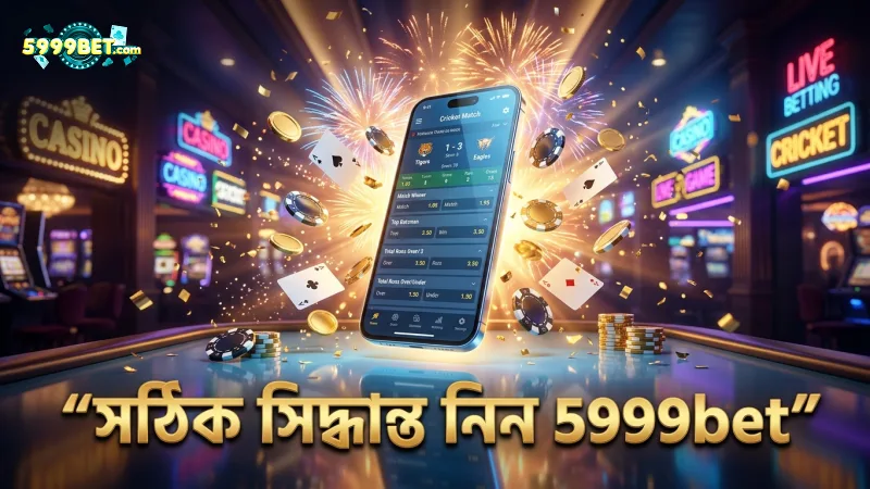 লাইভ ক্রিকেট বেটিংয়ে ভুল ধারণা দূর করে সঠিক সিদ্ধান্ত নিন 5999bet থেকে