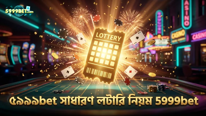 সাধারণ লটারি খেলার নিয়ম ও ঝুঁকি সম্পর্কে ৫৯৯৯bet এর তথ্য