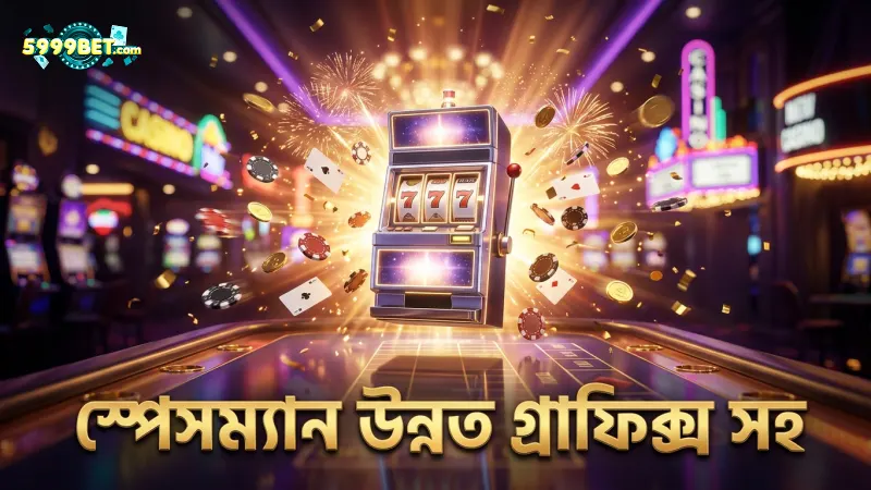 স্পেসম্যান গেমের উন্নত গ্রাফিক্স এবং রিয়েলিস্টিক ডিজাইন